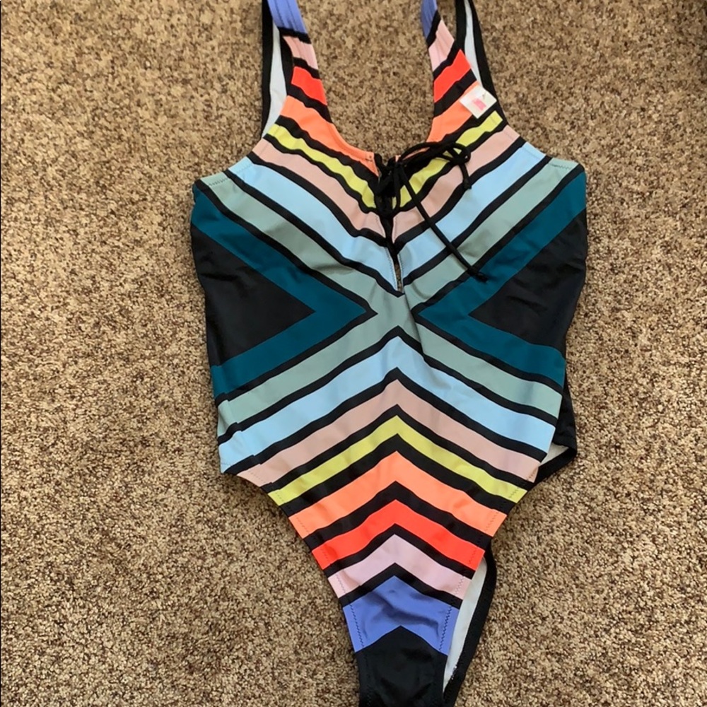Victoria’s Secret pink swimsuit